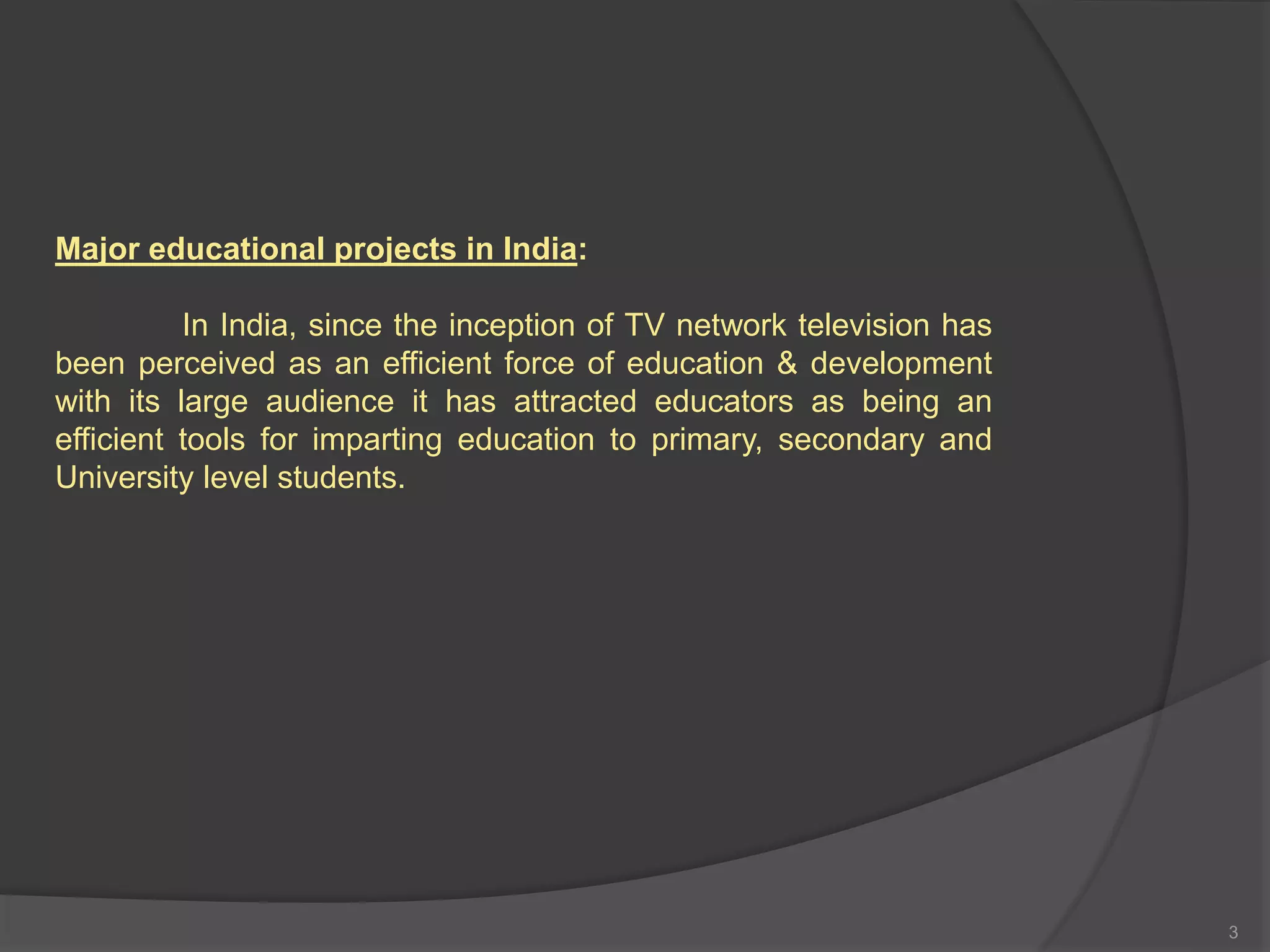 EDUCATIONAL TELEVISION PROGRAMMES PPTX