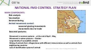 Open	Session	of	the	EuFMD	-	Cascais	–Portugal	26-28	October	2016	
NATIONAL	FMD	CONTROL		STRATEGY	PLAN	
Seasonal	pastures:	...