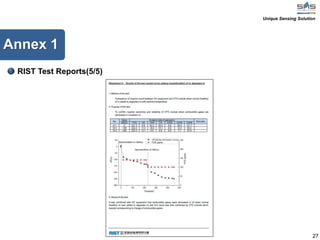 27
Annex 1
RIST Test Reports(5/5)
Unique Sensing Solution
 