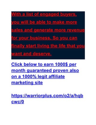 10X MORE ENGAGED, CHEAPER, PROFITABLE And Makes Us $525/Day 