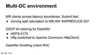 Hadoop 2 @ Twitter, Elephant Scale 