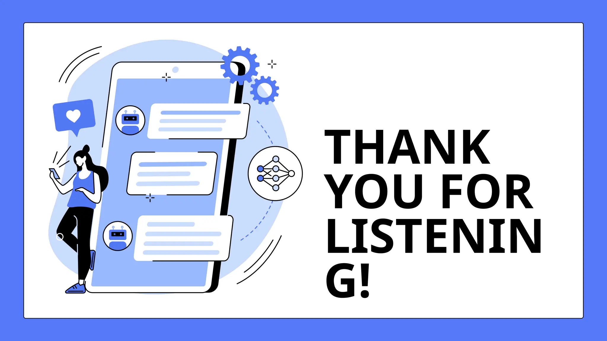 THANK
YOU FOR
LISTENIN
G!
 