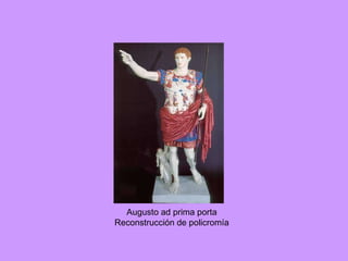 Augusto ad prima porta Reconstrucción de policromía 
