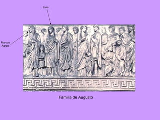 Familia de Augusto Livia Marcus Agripa 