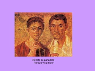 Retrato de panadero Próculo y su mujer 