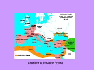 Expansión de civilización romana 