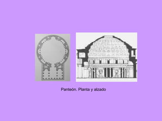 Panteón. Planta y alzado 