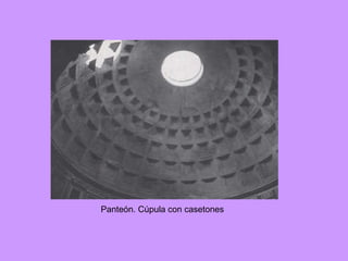 Panteón. Cúpula con casetones 