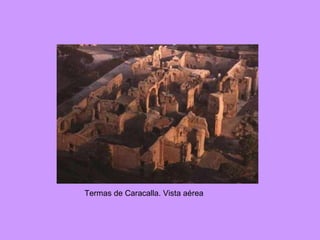 Termas de Caracalla. Vista aérea 