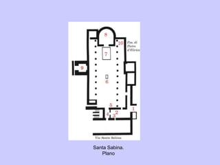 Santa Sabina. Plano 