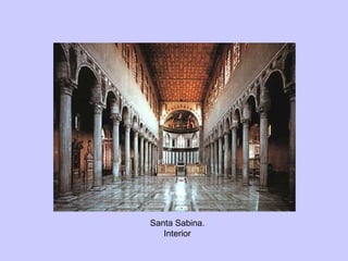 Santa Sabina. Interior 