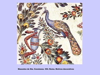 Mausoleo de Sta. Constanza. 354. Roma. Motivos decorativos 