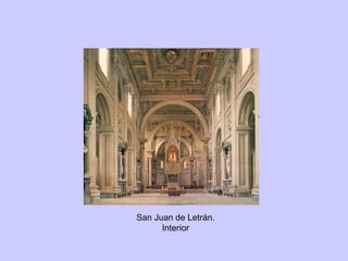 San Juan de Letrán. Interior 