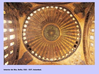 Interior de Sta. Sofía. 532 – 537. Istambul. 