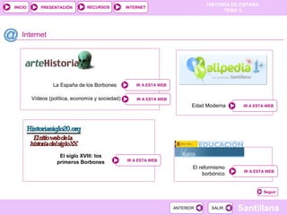 Internet Edad Moderna Vídeos (política, economía y sociedad) La España de los Borbones El reformismo borbónico El siglo XVIII: los primeros Borbones Seguir 