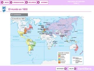 El mundo en 1800 