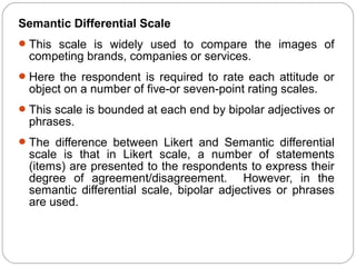 attitude mesurement and scaling | PPT