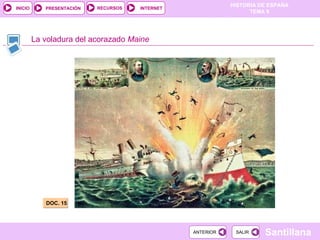 DOC. 15 La voladura del acorazado  Maine 