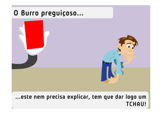 O Burro preguiçoso...




...este nem precisa explicar, tem que dar logo um
                                          TCHAU!
 