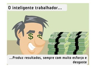 O inteligente trabalhador...




...Produz resultados, sempre com muito esforço e
                                       desgaste
 