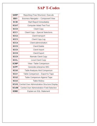 T3 Code T codes | DOCX