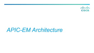 APIC-EM Architecture
 