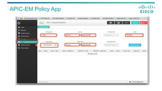 APIC-EM Policy App
 