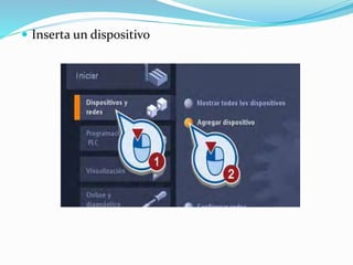  Inserta un dispositivo
 