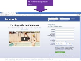 Al cerrarlo les aparecerá
esto.
 