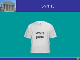 Shirt 13 White pride 
