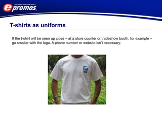 T-shirts as uniforms
........................................................................................................