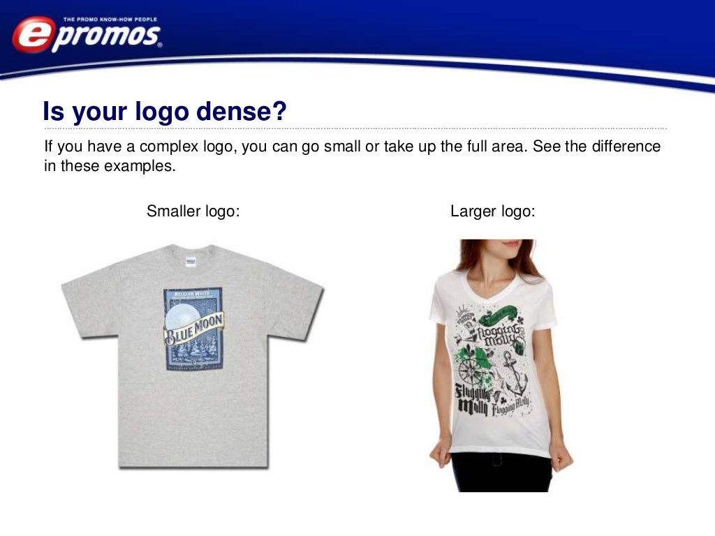 How To Determine The Right Size For A Logo On Custom TShirts