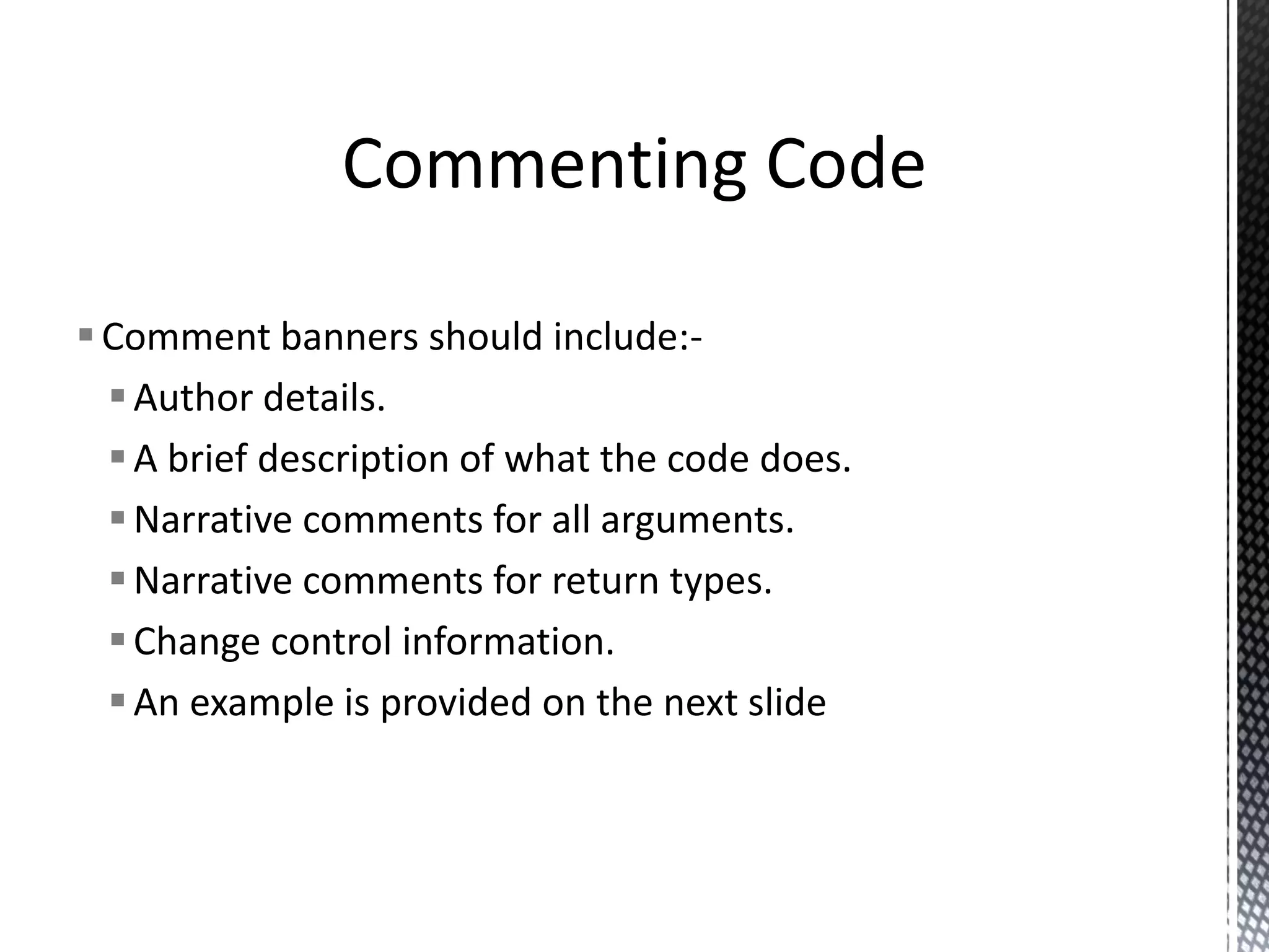 Code Readability 