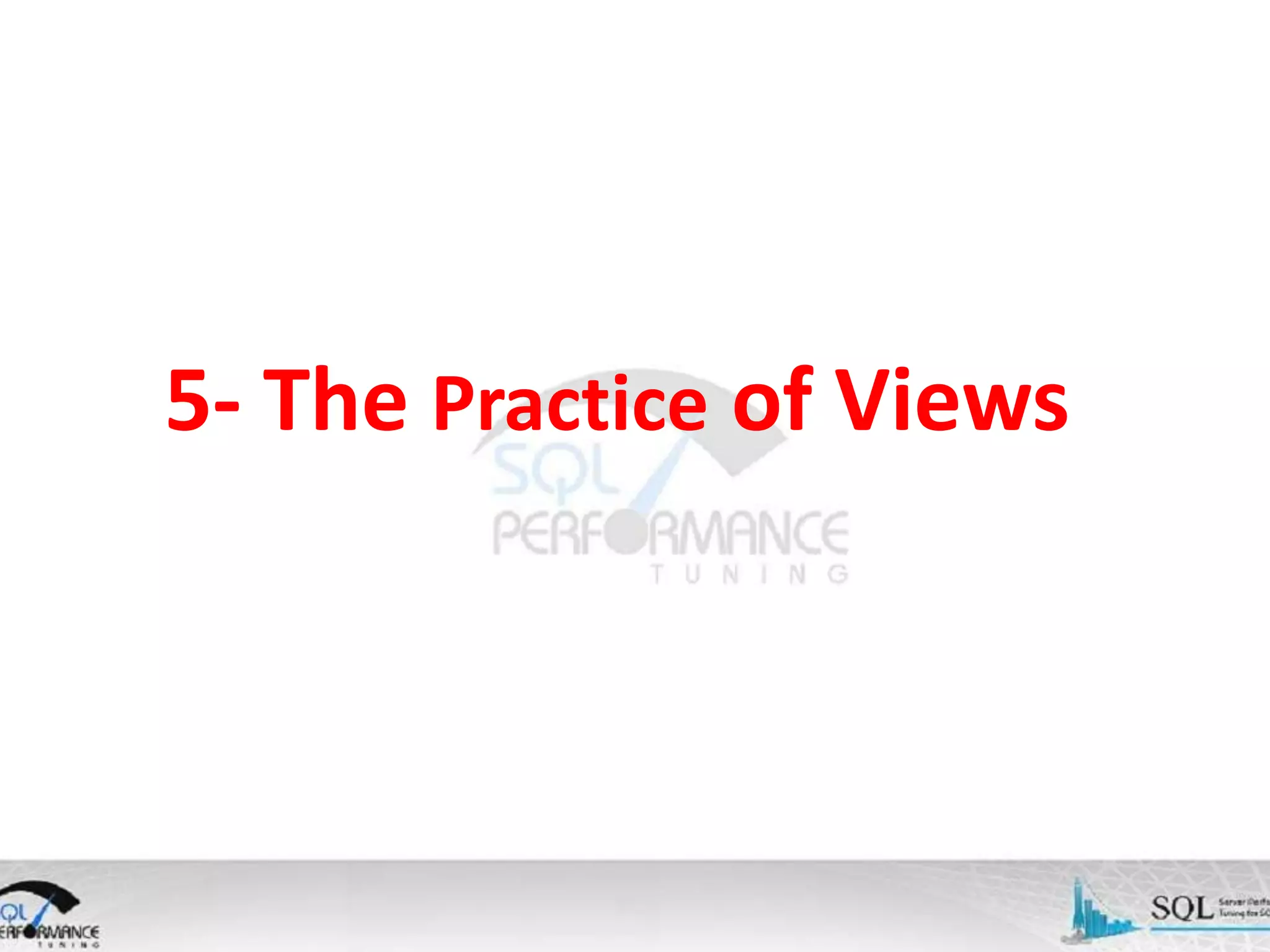 5- The Practice of Views 