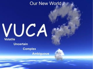 © Charles Fadel – All Rights Reserved
Volatile
Uncertain
Complex
Ambiguous
Our New World
 