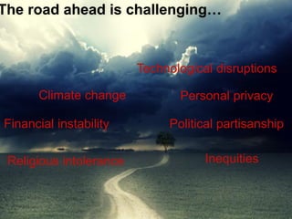 © Charles Fadel – All Rights Reserved
Climate change Personal privacy
Financial instability Political partisanship
The road ahead is challenging…
Inequities
Technological disruptions
Religious intolerance
 