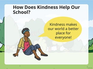 How Does Kindness Help Our
School?
Kindness makes
our world a better
place for
everyone!
 