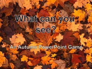 Autumn Powerpoint Game