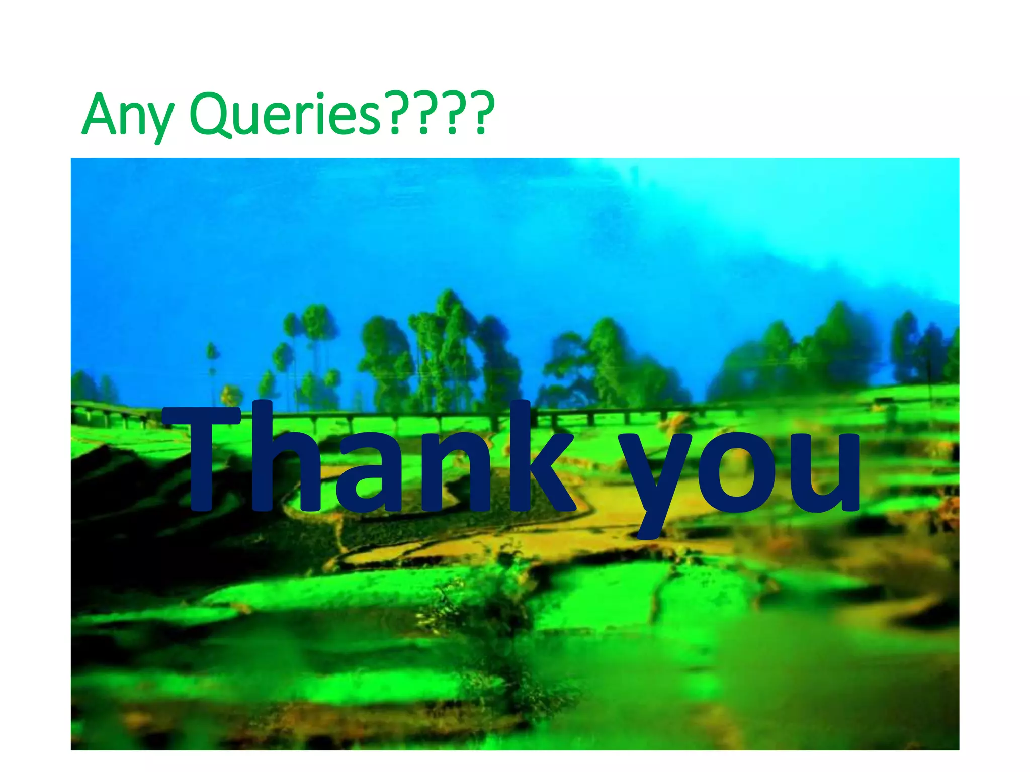 Any Queries????
Thank you
 