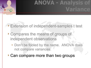 ANOVA




        ©drtamil@gmail.com 2012
 