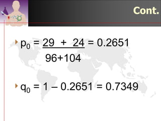 ∑∑ (xij − X j )
                 1                2
         MSE =
               N −K j i

4 Note  that the variation of the means
  (141.492) seems quite large (more likely
  to be significant???) compared to the
  variance of observations within groups
  (12.8380+9.4160+11.1262=33.3802).
4 MSE = 33.3802/(45-3) = 0.7948




                                 ©drtamil@gmail.com 2012
 