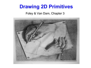 Drawing 2D Primitives
Foley & Van Dam, Chapter 3
 