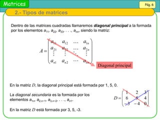 Matrices Matemáticos universitario pptx | PPT
