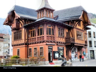 Shops in Engelberg.
 