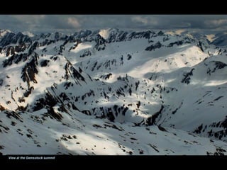 View at the Gemsstock summit
 