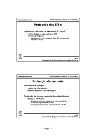 hardware de um sistema de computação