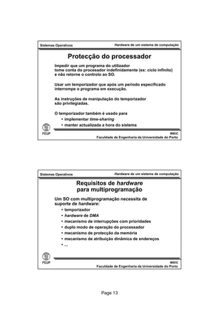 hardware de um sistema de computação