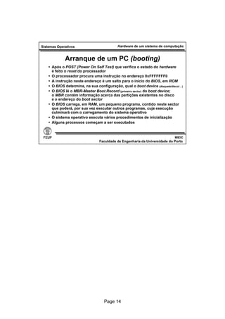 hardware de um sistema de computação