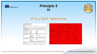 Princípio 3
5S
1º S  Seiri: Selecionar
 
