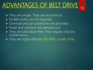 Belt drives | PPTX